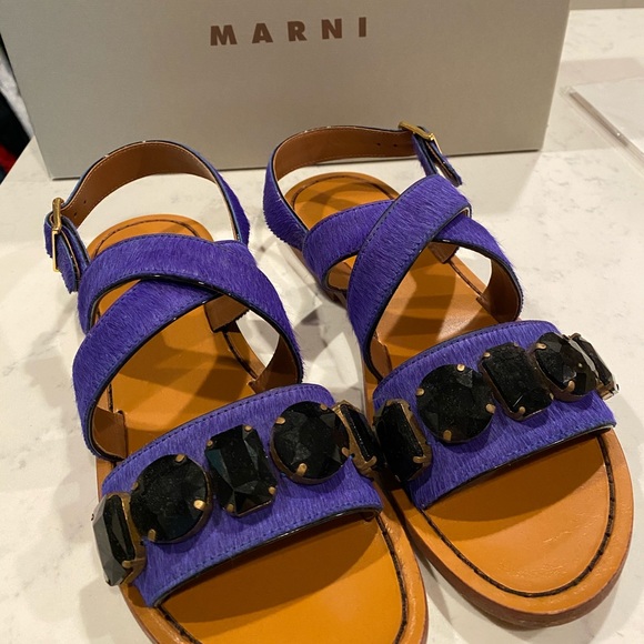 Marni Shoes - Marni Calf Sandals